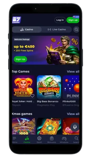B7casino op jouw mobiel